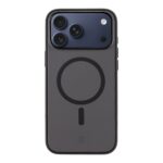 Juodas dėklas Tactical MagForce SmoothIsFast telefonui Apple Iphone 17 Pro Max su matiniu paviršiumi ir magnetiniu žiedu