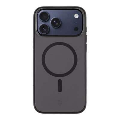 Juodas dėklas Tactical MagForce SmoothIsFast telefonui Apple Iphone 17 Pro Max su matiniu paviršiumi ir magnetiniu žiedu