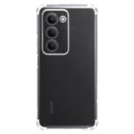 Skaidrus deklas Tactical TPU Plyo telefonui Xiaomi Redmi 15 4G 5G su matiniu pavirsiu ir apsaugomis kampuose