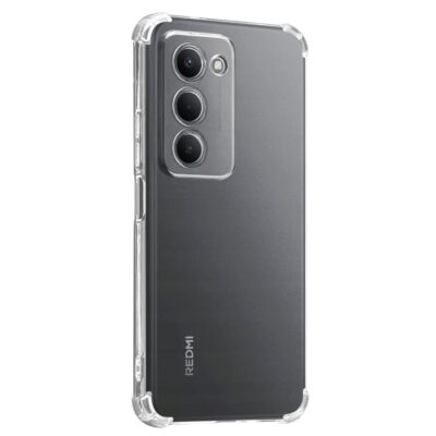 Skaidrus dėklas Tactical TPU Plyo telefonui Xiaomi Redmi 15 4G 5G su apvalintais kampais