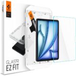 skaidrus apsauginis stikliukas ipad air 11 su spigen glas tr ez fit diegimo ramu