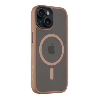 Moucha Moose dėklas Apple Iphone 15 Tactical MagForce Hyperstealth Sika rusvos ir tamsiai pilkos spalvos