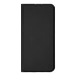 Juodas dėklas Xiaomi Redmi 15C 4G 5G SmoothTouch su užlenkiamu dangteliu