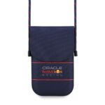 Tamsiai mėlyna pinginė Red Bull Nylon Wallet su raudonomis detalėmis ir Oracle Red Bull Racing logotipu
