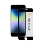 Juodas apsauginis ekrano stikliukas Apple iPhone 7 8 SE su Tactical Glass Shield Privacy Stealth 5D