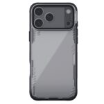 Juodas dėklas Apple iPhone 17 Pro Max Nillkin Iceblade Prop su permatomu dangteliu ir juodomis apsauginėmis kraštinėmis