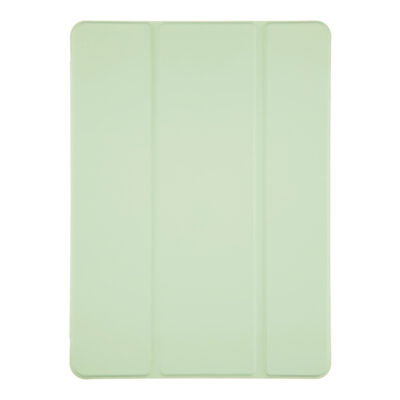 Šviesiai žalias dėklas Samsung Galaxy Tab A11 A9 MistyTab su trimis segmentais ir užapvalintais kampais