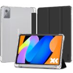 Juodas dėklas Lenovo Idea Tab 11.0 TB-336 Tech Protect SC Pen Hybrid su skaidriu atveju ir stovu