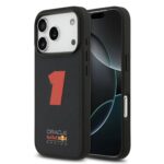 Tamsiai melynas dedklas telefonui Apple iPhone 17 Pro Red Bull PC TPU Number One MagSafe