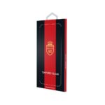 6D juodas apsauginis ekrano stikliukas Samsung su raudona ir juoda pakuote