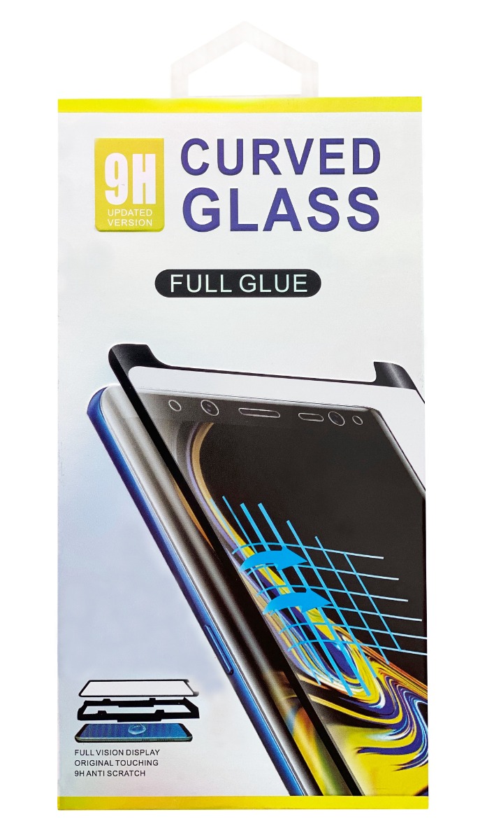 9D Curved Full Glue juodas apsauginis ekrano stikliukas Samsung S908 S22 Ultra 5G 9D Curved Full Glue juodas apsauginis ekrano stikliukas Samsung S908 S22 Ultra 5G pakuotė su vaizdu į stikliuką ir telefoną