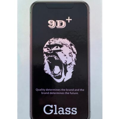 Juodas 9D Full Glue Gorilla apsauginis ekrano stikliukas Apple iPhone 7 Plus ir 8 Plus telefonams