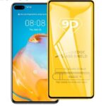 9D juodas apsauginis ekrano stikliukas Huawei P40 Pro telefone