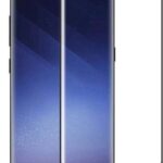 9D juodas apsauginis ekrano stikliukas Samsung Galaxy G965 S9 Plus priekinė pusė su stiklu