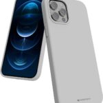 Akmens spalvos dėklas Samsung Galaxy A145 A14 4G / A146 A14 5G Mercury Silicone su matinio paviršiaus apvalkalas