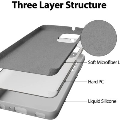 Akmens spalvos dėklas Samsung Galaxy A525 A52 su trijų sluoksnių struktūra