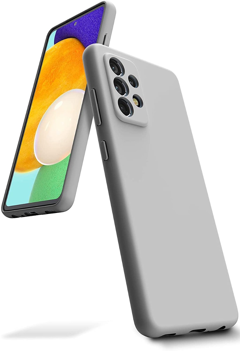 Akmens spalvos dėklas Samsung Galaxy A525 A52 Mercury Silicone Akmens spalvos dėklas Samsung Galaxy A525 A52, silikoninis, matinis paviršius