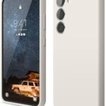 Akmens spalvos dėklas Samsung S731 S25 FE Mercury Silicone matomas iš priekio ir galo