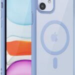 Alyvinės spalvos dėklas Apple Iphone 11 Premium Mag Cover su matine apdaila