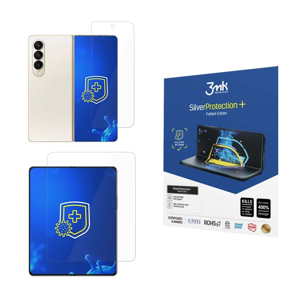 Apsauginė ekrano plėvelė 3MK Silver Protection+ Folded Edition Samsung F956 Z Fold 6 Apsauginė ekrano plėvelė 3MK Silver Protection+ Samsung F956 Z Fold 6 telefono ekranui