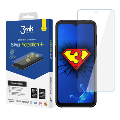 Apsauginė ekrano plėvelė Samsung Galaxy G736 Xcover 6 Pro 3MK Silver Protection su pakuote ir telefonu