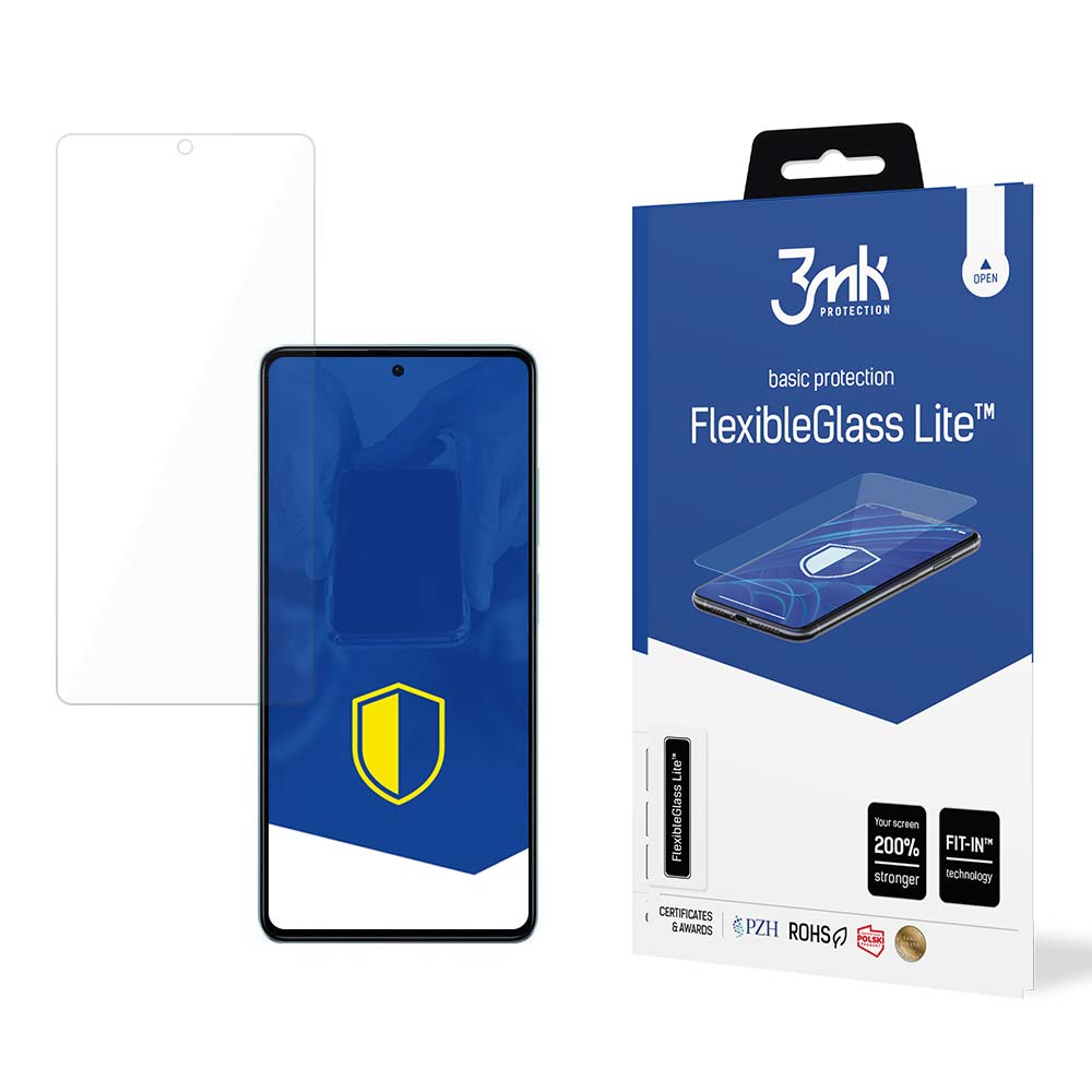 Apsauginė ekrano plėvelė Xiaomi Poco X5 Pro 5G Flexible Glass Lite Apsauginė ekrano plėvelė Xiaomi Poco X5 Pro 5G Flexible Glass Lite su dėžute
