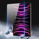 Apsauginis ekrano stikliukas Apple iPad Pro 13 2024 su skaidria plėvele ir šviesos atspindžiais