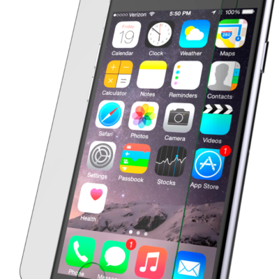 Apsauginis ekrano stikliukas Apple iPhone 6 Plus 6S Plus 9H skaidrus ir plonas ant telefono ekrano