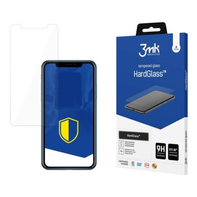Apsauginis ekrano stikliukas Apple iPhone XR 11 3mk Hard Glass skaidrus grūdintas stiklas