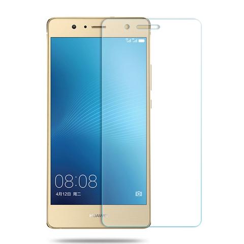 Apsauginis ekrano stikliukas Huawei P9 Lite 9H Apsauginis ekrano stikliukas Huawei P9 Lite, permatomas, aiškiai matomas telefonu ekrane