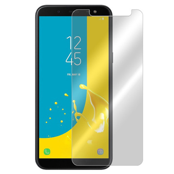 Apsauginis ekrano stikliukas Samsung Galaxy J600 J6 2018 9H Apsauginis ekrano stikliukas Samsung Galaxy J600 J6 2018 ant telefono ekran skaidrus ir plonas