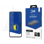 Apsauginis ekrano stikliukas Samsung S926 S24 Plus 3MK Hard Glass su mėlynos spalvos dėžute ir telefono ekranu