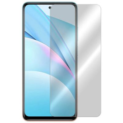 Apsauginis ekrano stikliukas Xiaomi Mi 10T Lite 5G priekinam ekranui matomas kartu su telefonu