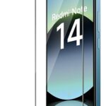 Apsauginis ekrano stikliukas Xiaomi Redmi Note 14 4G ir 5G telefonui skaidrus