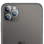 Apsauginis stiklas galiniai kamerai Apple iPhone 11 Pro Max, besidengiantis trimis telefono kamerų objektyvais