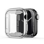 Sidabrinis apsauginis stikliukas ir dėklas Dux Ducis Samo Apple Watch 44mm