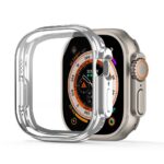 Sidabrinis apsauginis stikliukas ir dėklas Dux Ducis Samo Apple Watch Ultra 49mm