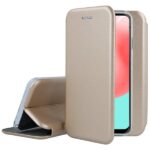 Auksinės spalvos atverčiamas dėklas Samsung Galaxy A326 A32 5G Book Elegance telefonui
