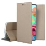 auksines spalvos atverciamas dekla samsung galaxy a715 a71 smart magnet telefono apsauga