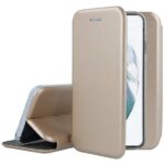 auksines spalvos atverciams deklas samsung galaxy g990 s21 book elegance su magnetiniu uzsegimu