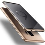 Auksinės spalvos dėklas Samsung Galaxy G965 S9 Plus X-level Guardian atvaizduotas iš šono