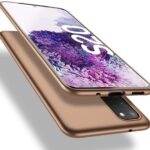 Auksinės spalvos dėklas Samsung Galaxy G981 S20 X-level Guardian telefonu apsaugai