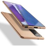 Auksinės spalvos dėklas Samsung Galaxy Note 20 X-level Guardian su matiniu paviršiumi ir tiksliai pritaikytais išpjovomis
