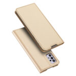 auksinis atverciamas deklas samsung galaxy a336 a33 5g dux ducis skin pro is aksomu ir odos