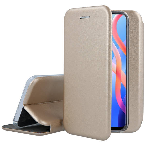 Auksinis atverčiamas dėklas Xiaomi Redmi Note 12 5G Poco X5 5G Book Elegance Auksinis atverčiamas dėklas Xiaomi Redmi Note 12 5G Poco X5 5G telefono apsaugai