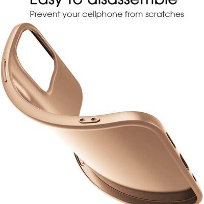 Auksinis dėklas Apple Iphone 13 Pro Max X-level Guardian, lengvai nuimamas, apsaugo nuo įbrėžimų