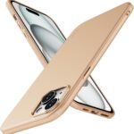 Auksinis dėklas Apple iPhone 15 Plus X-level Guardian su tiksliais išpjovimais kamerai ir mygtukams