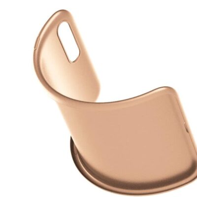 Auksinis dėklas Apple iPhone 7 Plus 8 Plus X-level Guardian atverstas parodydamas vidų ir kameros angą