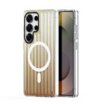 Auksinis dėklas telefonui Samsung S938 S25 Ultra Dux Ducis Zest su aiškiai matomomis apsauginėmis kamerų angomis