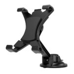 Automobilinis planšetinio kompiuterio laikiklis cth-24 juodos spalvos su siurbtuko pagrindu